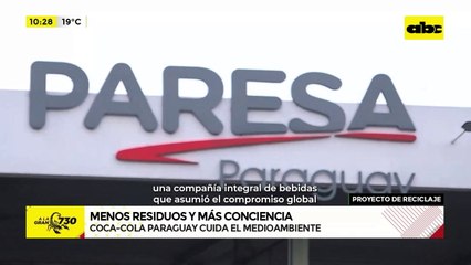 Menos residuos y más conciencia: el proyecto de reciclaje de Coca-Cola Paraguay
