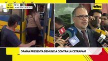 Video: Denuncian ante la Fiscalía a transportistas que amenazan con paro