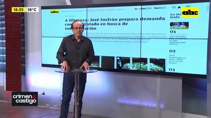 Video: José Insfrán prepara demanda contra el Estado en busca de indemnización