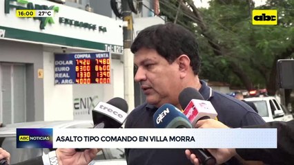 Video: simularon ser agentes de Senad para asaltar una casa de cambios en Villa Morra