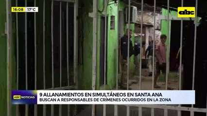 Santa Ana: nueve allanamientos en simultáneos en busca de responsables de homicidios