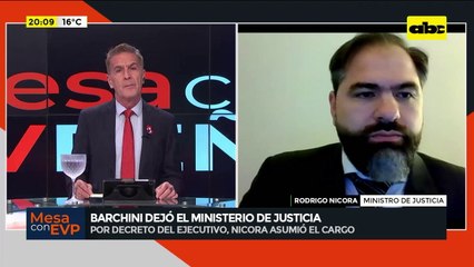 Video: oficializaron a Nicora como ministro de Justicia en reemplazo de Barchini