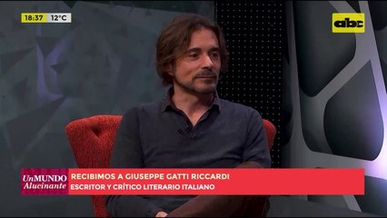 Video: recibimos al escritor y crítico italiano Giuseppe Gatti
