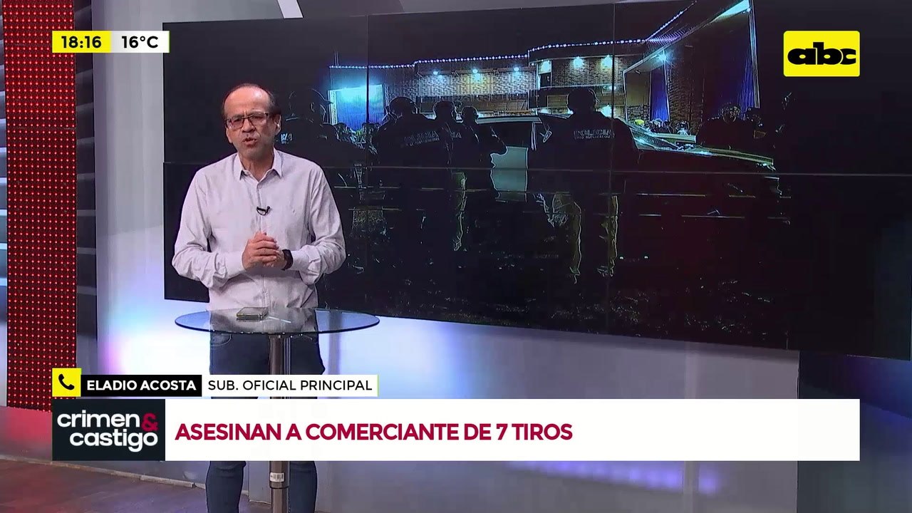 Video: asesinaron de siete balazos a un comerciante en Choré