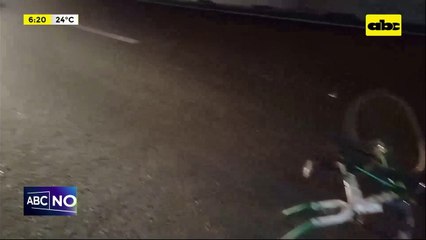 Ypacaraí: Ciclista murió tras ser atropellado