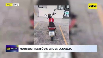 Moto Bolt recibió disparo en la cabeza: se resistió a un asalto en el Barrio Santa Ana