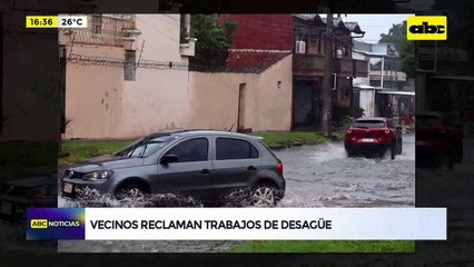 Vecinos reclaman trabajos de desagüe: inexistentes obras de Nenecho en barrio Santa Librada