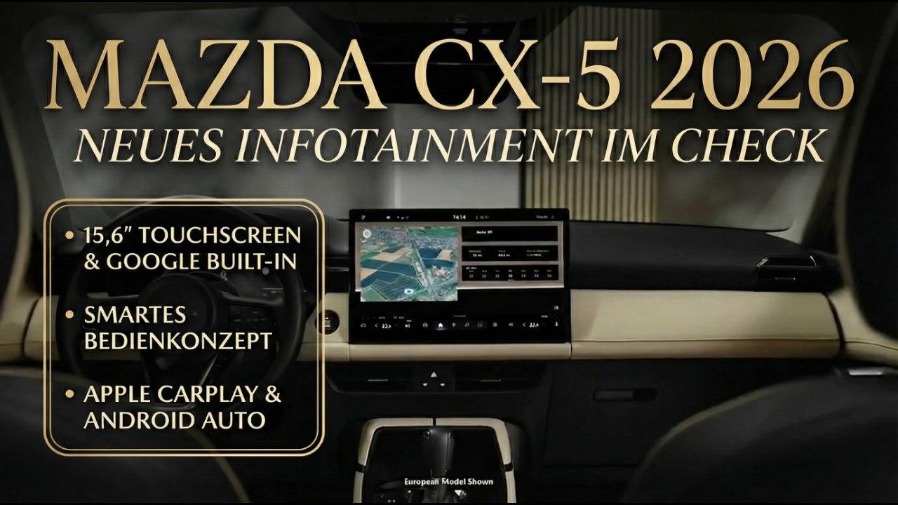 Mazda CX-5 (2026) mit neuem Infotainment: So smart war Mazda noch nie
