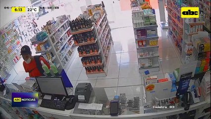 Video: capturan a presunto asaltante de farmacias