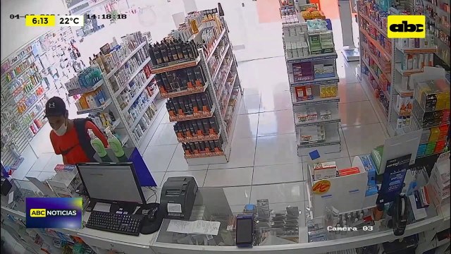 Video: capturan a presunto asaltante de farmacias