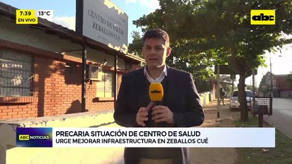 Zeballos Cue: Centro de Salud se encuentra en pésimas condiciones