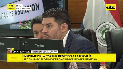 AHORA: CGR confirma que Nenecho desvió ilegalmente dinero de bonos