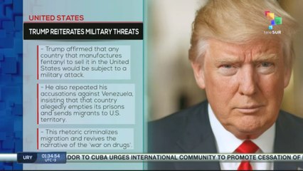 UNITED STATES l Trump reiterates military threats