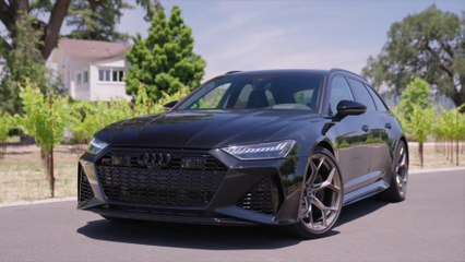 Audi RS 6 Avant performance Exterior Design in Mythos black metallic
