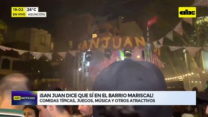 Una multitud disfrutó del San Juan del Barrio Mariscal
