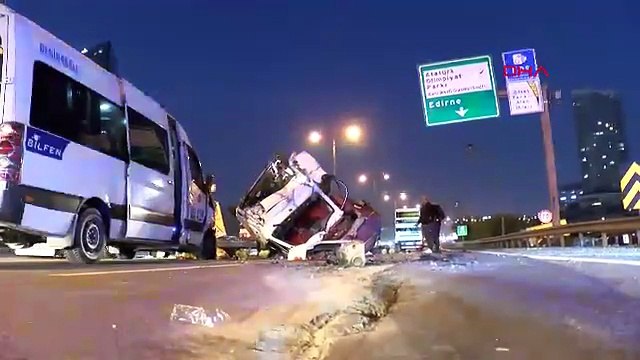 İstanbul'da zincirleme kaza: Trafik durma noktasına geldi