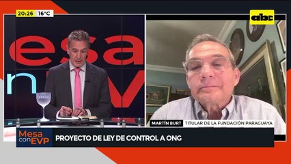 Video: Martín Burt cuestiona proyecto de ley de control a ONG