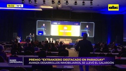 Premio “Extranjero Destacado En Paraguay” Avanza Desarrollos Inmobiliarios, Se Llevó El Galardón