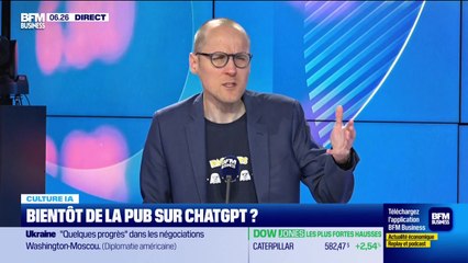Culture IA : Bientôt de la pub sur ChatGPT, par Anthony Morel - 03/12