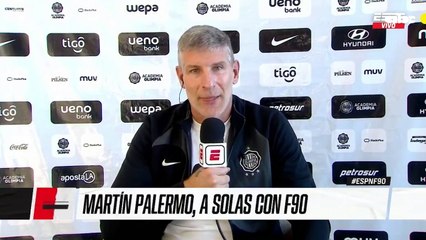 Martín Palermo habló de Olimpia antes de enfrentar a River Plate