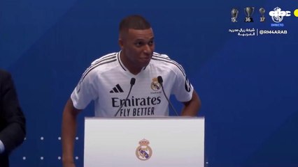 Kylian Mbappé fue presentado en el Real Madrid
