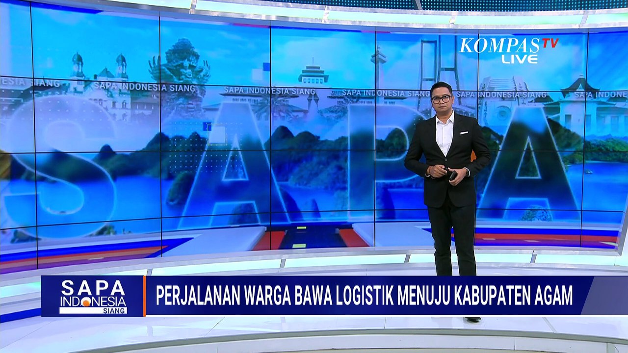 Kisah Warga Rekam Perjalanan Membawa Logistik ke Kabupaten Agam | SAPA SIANG