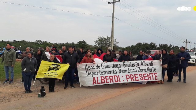 Movilización de docentes en todo el país