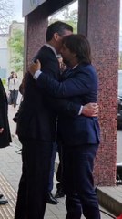 Luis Lacalle Pou a su llegada a la Cumbre del Mercosur