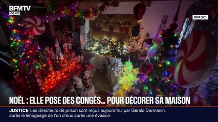 Noël: elle pose des congés pour décorer sa maison