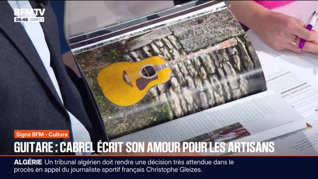 SIGNÉ BFM - Francis Cabrel édite et préface un livre sur les luthiers et les guitares de France