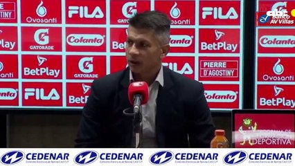 Gustavo Florentín sobre el cruce con Elvis Perlaza