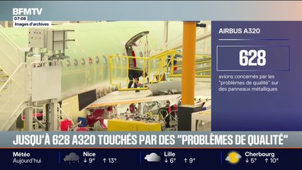 Airbus A320: jusqu'à 628 avions concernés par les "problèmes de qualité" sur des panneaux métalliques