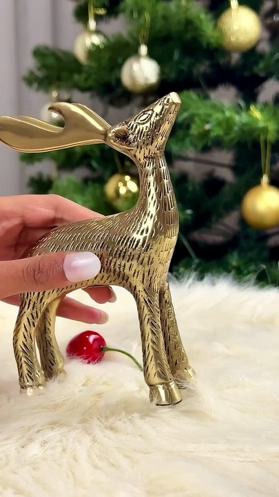 Deer & Lantern Set – Soft Glow & Subtle Charm | Indian Impressions