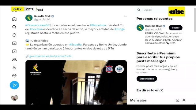 Cae en Barcelona cocaína que salió de Paraguay: esto dicen las autoridades locales