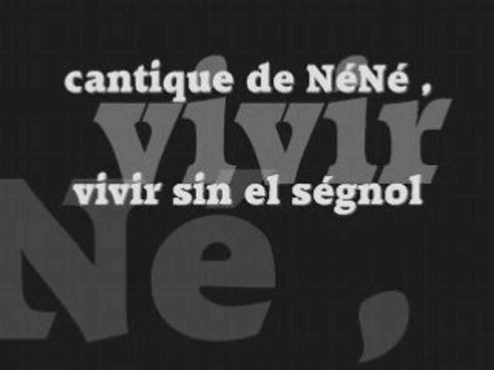Vivir sin el ségnol