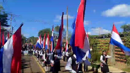 Con desfile estudiantil celebraron los 143 años de fundación de San Bernardino