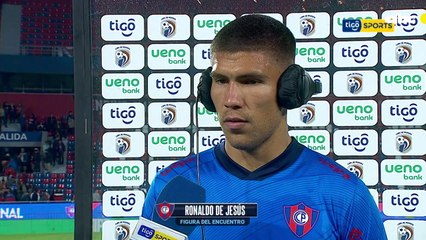 Ronaldo Dejesús y el gol del triunfo de Cerro Porteño