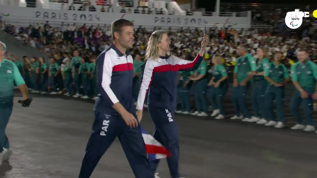 Los para atletas paraguayos en la Inauguración de los Juegos Paralímpicos