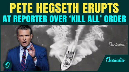 Pete Hegseth Loses Cool Over ‘KILL ALL’ Controversy; Reveals MOMENT of Venezuelan Drug Boat STRIKE