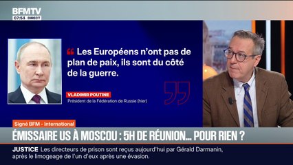 Plan de paix en Ukraine: 5h de réunion entre les États-Unis et la Russie pour "quelques progrès": un échec de la diplomatie américaine?