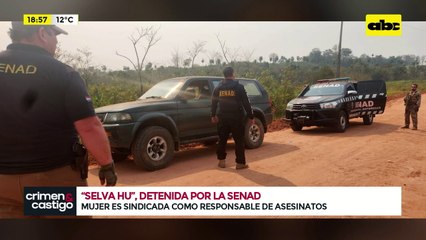 Video: así fue detenida Selva Portillo, conocida como “Selva Hũ”
