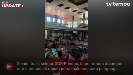 GOR Pandan Jadi Salah Satu Pusat Pengungsian Banjir di Tapanuli Tengah
