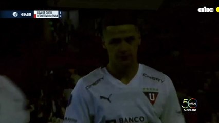 Alex Arce convirtió en la victoria de Liga de Quito por la Copa Ecuador