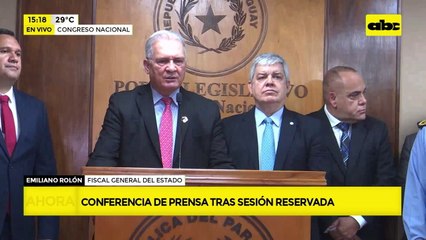 “Salimos fortalecidos” dicen Riera y Rolón tras reunión reservada en el Congreso