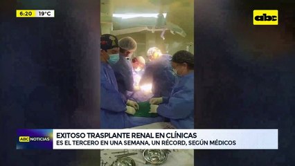Récord en el Hospital de Clínicas: tres exitosos trasplantes renales en una semana
