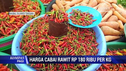 Harga Cabai Rawit Rp 180 Ribu Per KG