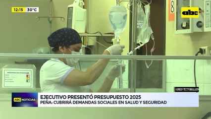 PGN 2025: Peña dice que presupuesto priorizará salud y seguridad