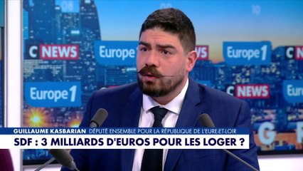 Guillaume Kasbarian : «On ne peut pas demander aux contribuables de payer des hôtels à des migrants»