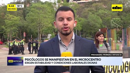 Video: Psicólogos se manifiestan para exigir estabilidad y condiciones laborales dignas