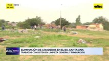 Dengue: minga para eliminar criaderos en el barrio Santa Ana